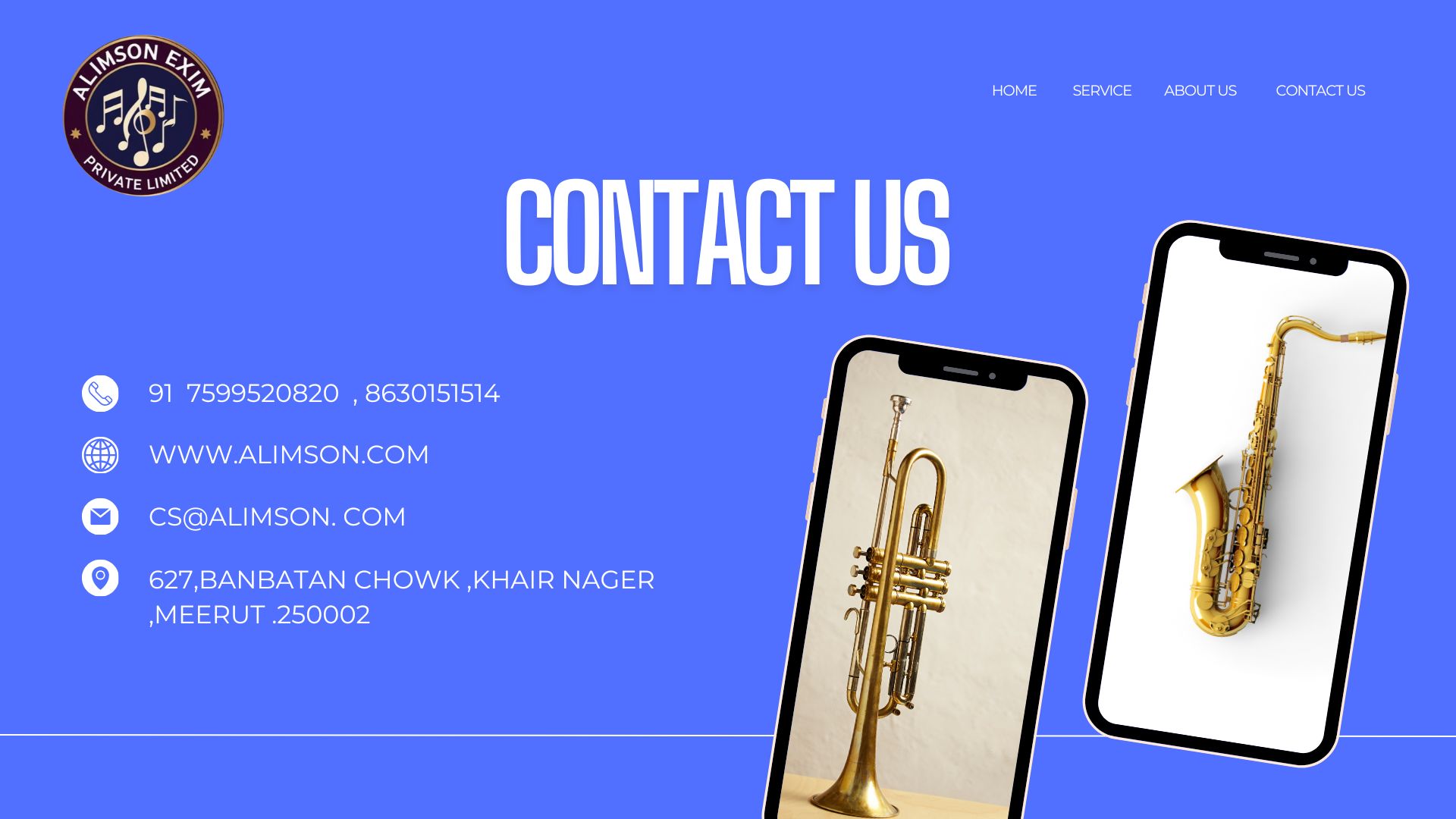 blue contact us